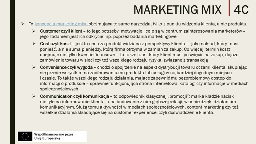 Marketing mix – 7P