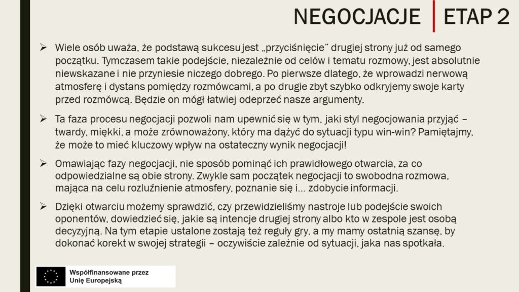 Otwarcie negocjacji 2