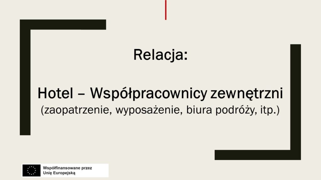 Relacja: Hotel – Współpracownicy zewnętrzni