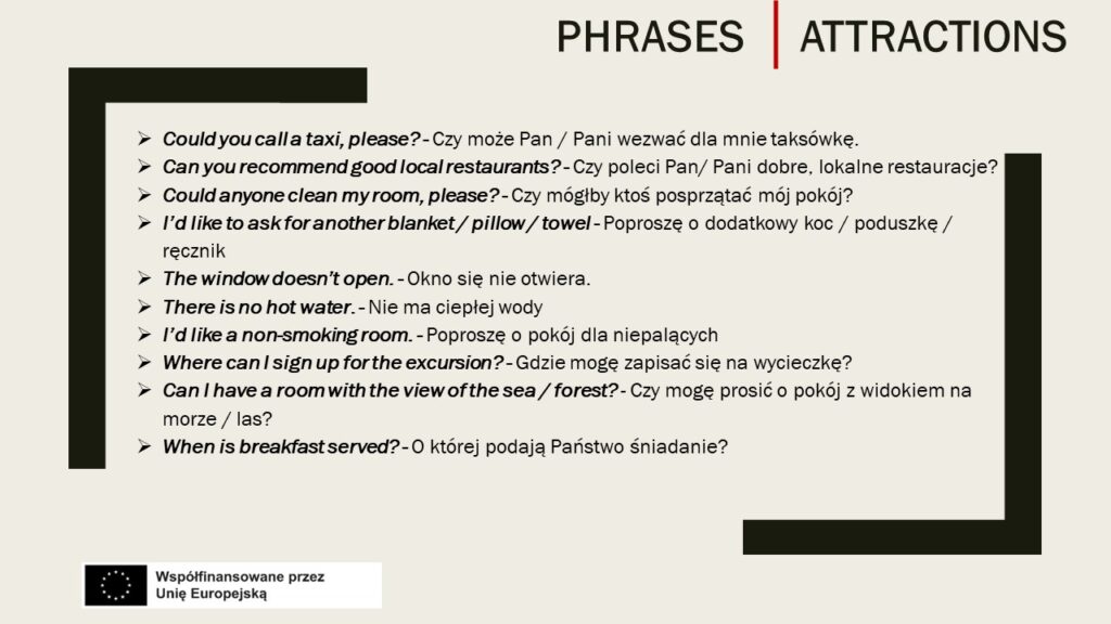 Phrases | Attractions