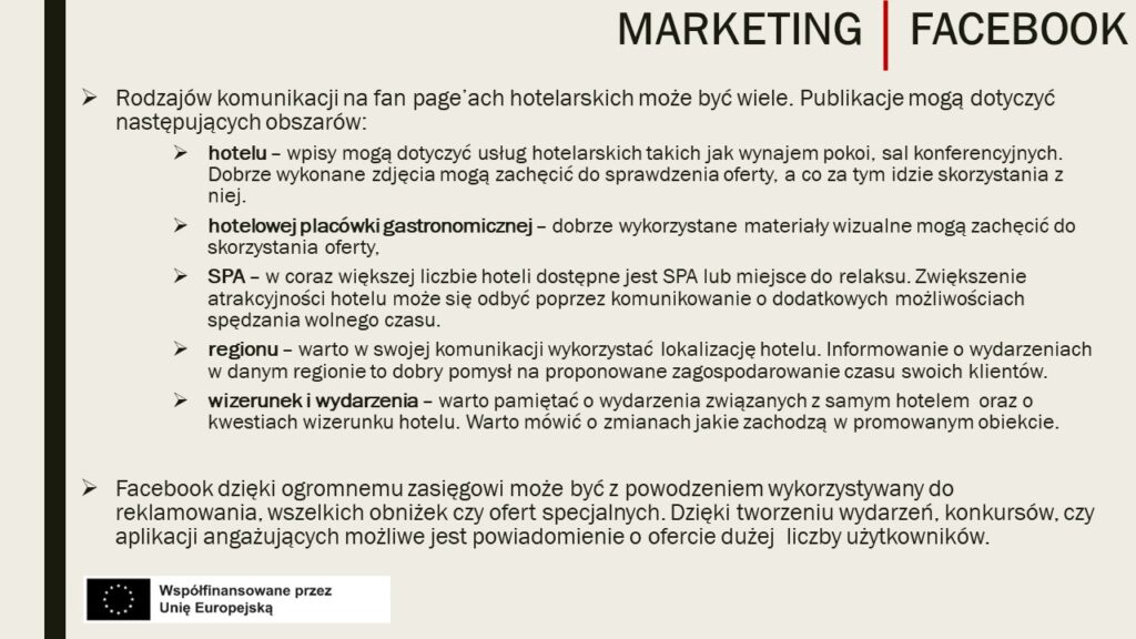 Facebook w marketingu hotelowym 2