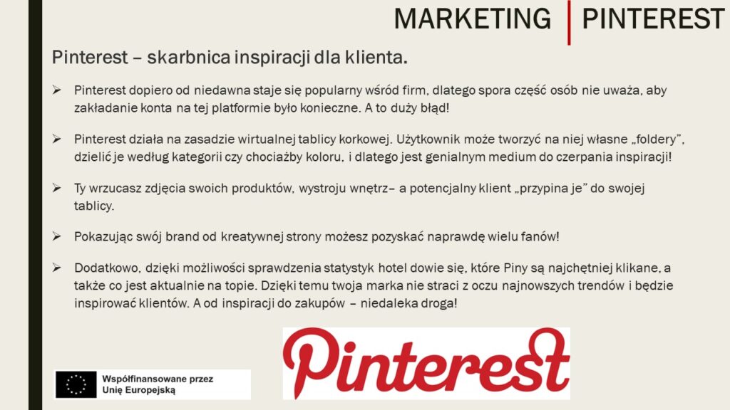 Pinterest w marketingu hotelowym
