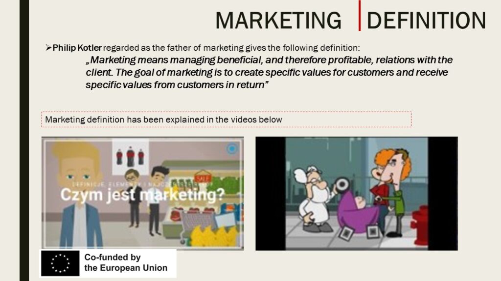 Definition of marketing