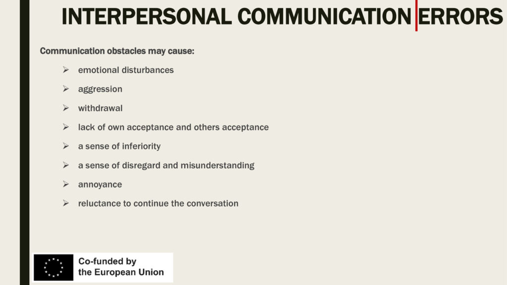 What causes communication blocks