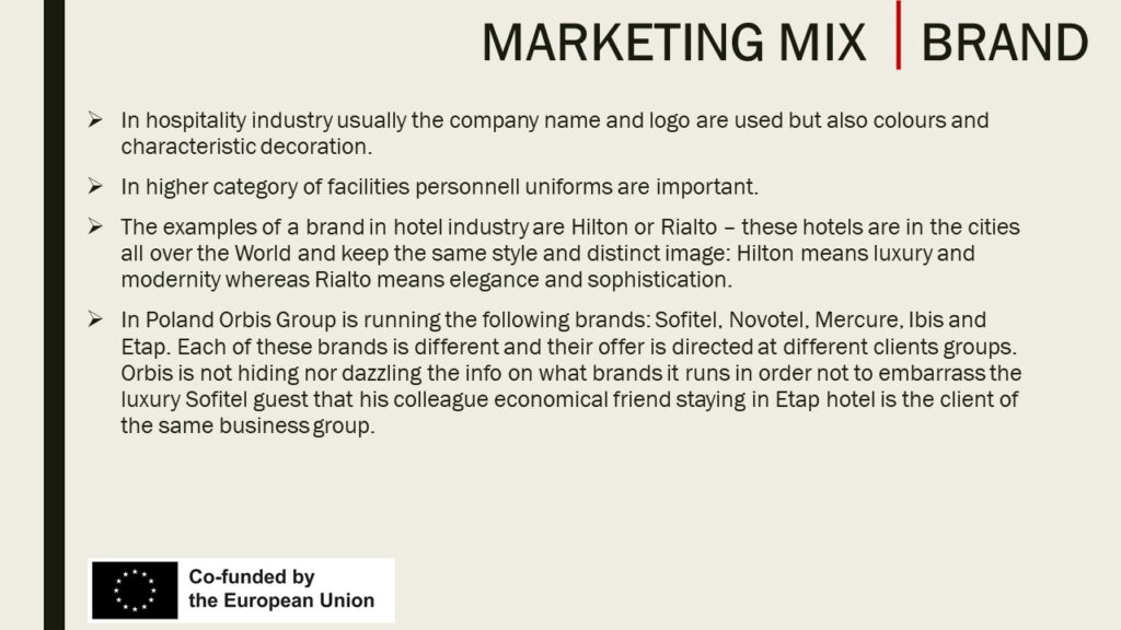 Brand in the hotel industry - examples