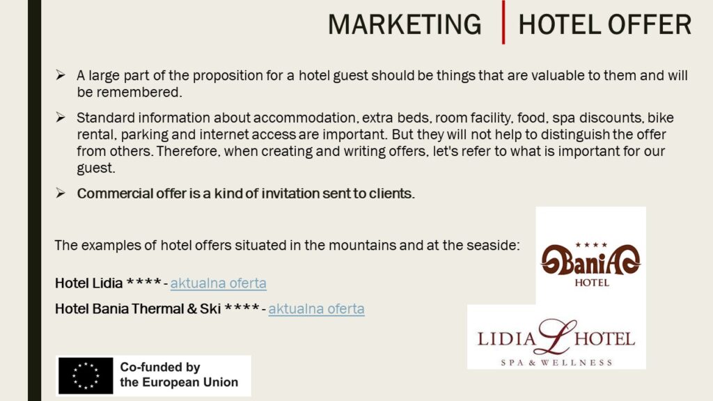 What to remember when creating a hotel offer 2
