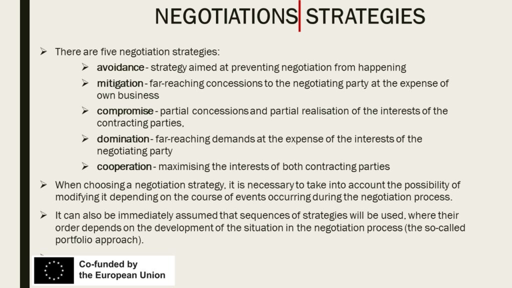 Negotiation Strategies