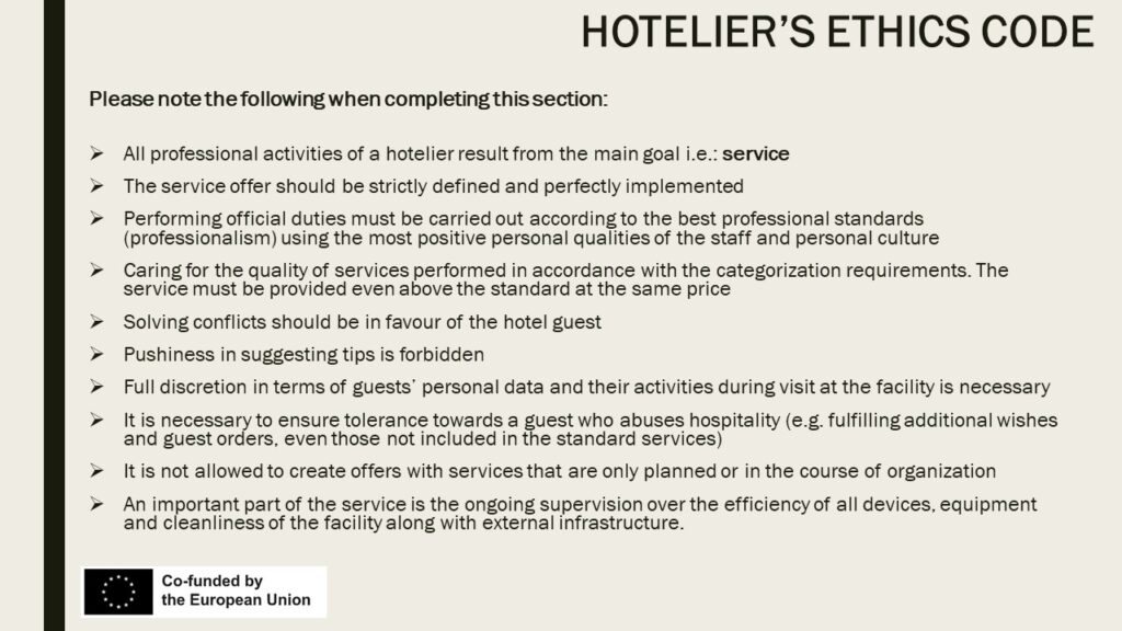 Overview of the relationship: Hotelier - Hotel Guest