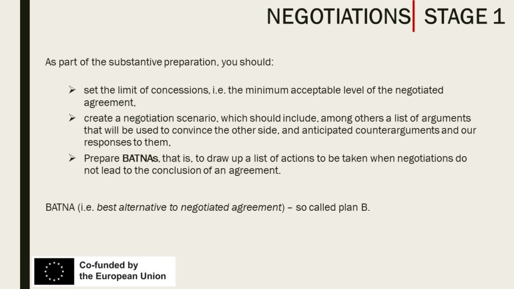 Preparations for negotiations 2