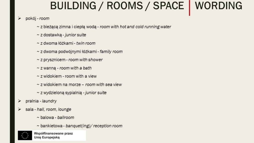 Words | Building/Rooms/Space 6